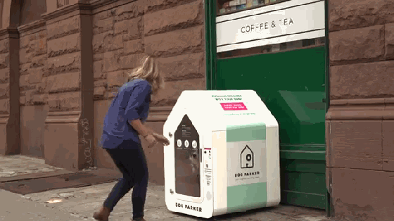 這個智能狗窩能有償“看狗” 再不怕出門丟狗