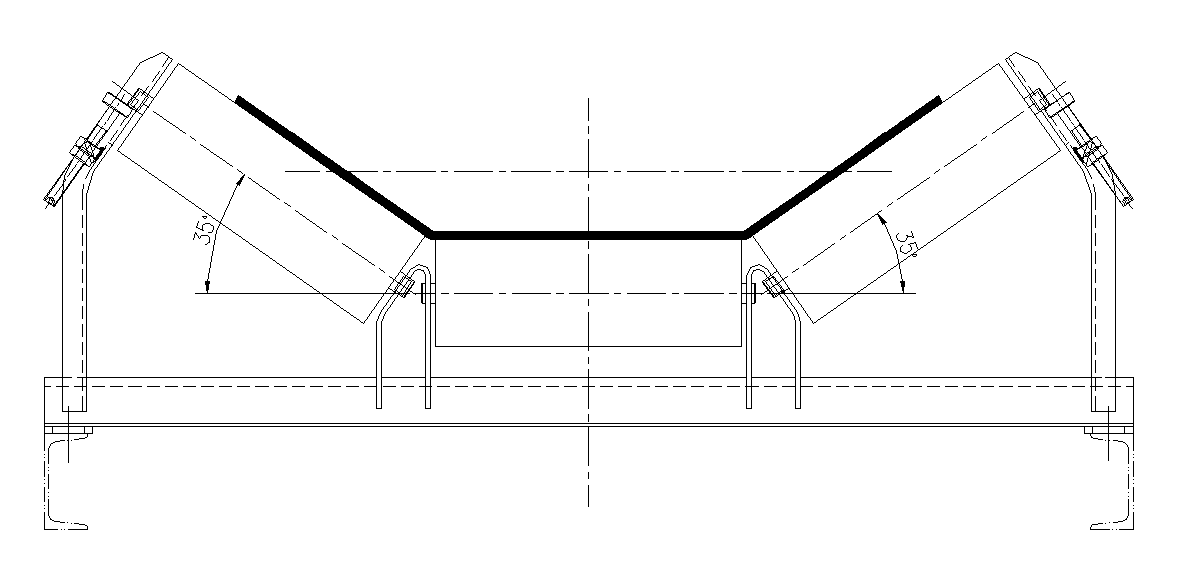 北京雨潤(rùn)華專利申請(qǐng)實(shí)用新型一種調(diào)整輸送膠帶跑偏的<a href=http://m.zwbjp.com.cn target=_blank class=infotextkey>托輥</a>支架swt