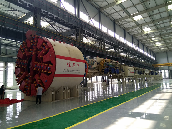 “牡丹號(hào)”盾構(gòu)機(jī)