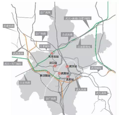 武漢鐵路樞紐規(guī)劃