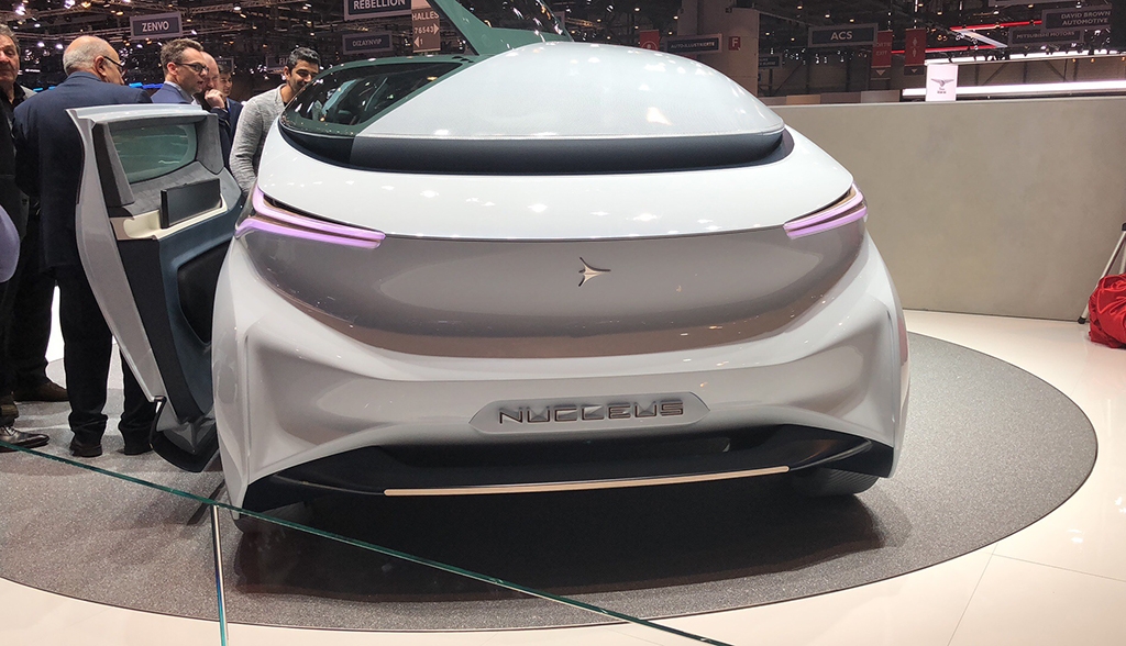 前瞻技術(shù)，五級(jí)自動(dòng)駕駛, Icona Nucleus概念車，2018日內(nèi)瓦車展